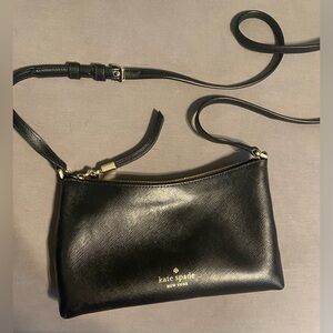 Kate Spade Sadie Crossbody Black Leather Purse